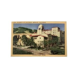 VINTAGE Postcard International House University of California Berkeley UNUSED